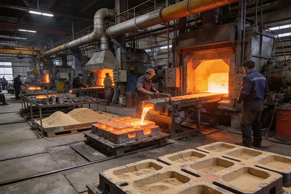 Foundry casting capability — gray and ductile iron processes and size range